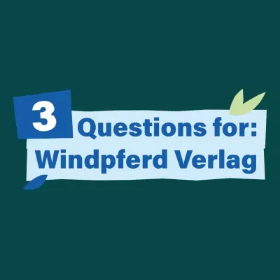 Preview image for the video interview: 3 Questions for Windpferd Verlag